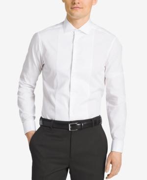 Calvin Klein Steel Men's Slim-fit French Cuff Tuxedo Shirt
