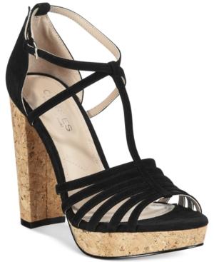 Charles By Charles David Faint Strappy Suede Sandals Women's Shoes
