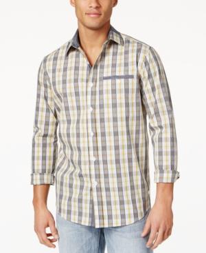 Sean John Men's Cotton Plaid Shirt, Only At Macy's