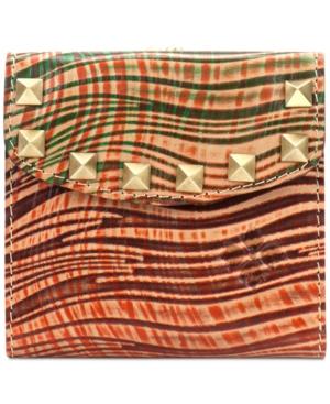Patricia Nash Wavy Striped Reiti Bifold Frame Wallet