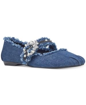 Nine West Xyleena Embellished Flats Women's Shoes
