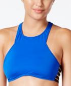 Kenneth Cole Strappy Cutout Bikini Top Women's Swimsuit