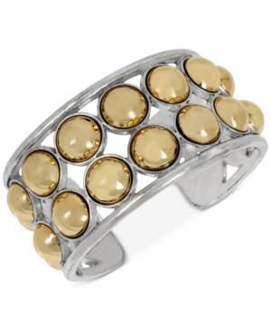 Kenneth Cole New York Two-tone Spherical Ball Cuff Bracelet