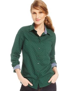 Tommy Hilfiger Dot-print Button-down Shirt