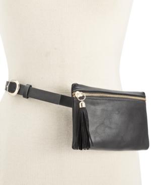 I.n.c. Tassel Zip Belt Bag, Created For Macy's