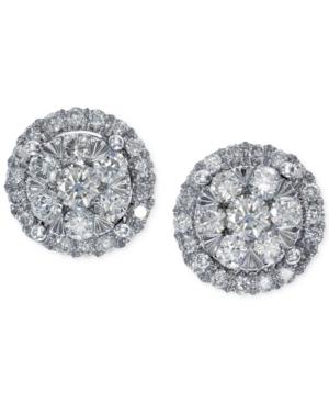 Effy Diamond Stud Earrings In 14k White Gold (2/3 Ct. T.w.)