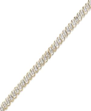Diamond Bracelet (5/8 Ct. T.w.) In 10k Yellow Gold