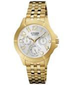 Citizen Watch, Women's Gold Tone Stainless Steel Bracelet 35mm Ed8102-56a