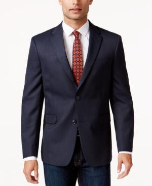 Tommy Hilfiger Blue Neat Classic-fit Sport Coat