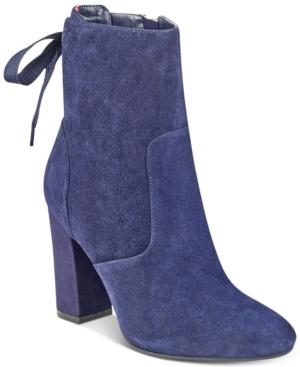 Tommy Hilfiger Divah Lace-up Booties Women's Shoes