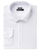Bar Iii Men's Slim-fit Performance Stretch Easy-care Bold Texture Stripe Dress Shirt, Created For Macy's