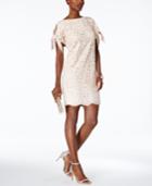 Vince Camuto Lace Tie-sleeve Shift Dress