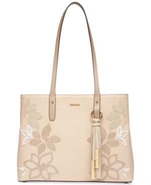 Calvin Klein Maggie Leather Tote