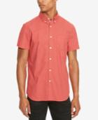 Kenneth Cole Reaction Men's Slim-fit Geometric Short-sleeve Shirt