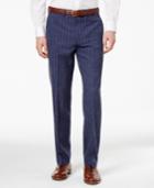 Ryan Seacrest Distinction Men's Slim-fit Blue Chalk Stripe Suit Pants, Only At Macy's