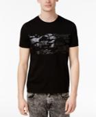 Guess Men's Camo Graphic-print Cotton T-shirt