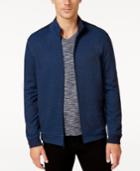 Alfani Men's Mock Collar Two-tone Zipper Jacket, Only At Macy's,