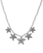 Lucky Brand Silver-tone Starfish Collar Necklace