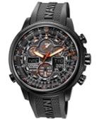 Citizen Watch, Men's Eco-drive Navihawk A-t Black Polyurethane Strap 48mm Jy8035-04e