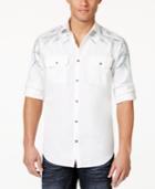 Inc International Concepts Men's Starett Embroidered Shirt, Only At Macy's