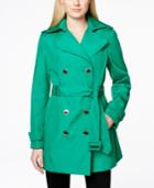 Calvin Klein Double-breasted Belted Water-resistant Trench Coat