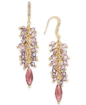 I.n.c. Gold-tone Shaky Bead Drop Earrings, Created For Macy's