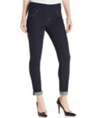 Style & Co Petite Rinse Wash Ankle Jeggings, Only At Macy's