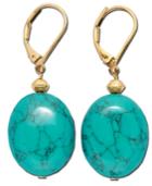 Lauren Ralph Lauren Gold-tone Stone Drop Earrings