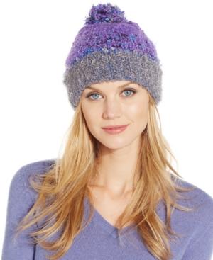 Charter Club Mixed Media Chenille Cuff Hat, Only At Macy's