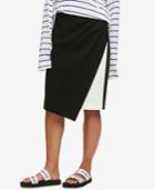 Dkny Asymmetrical Colorblocked Skirt, Created For Macy's