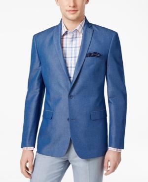 Bar Iii Men's Slim-fit Medium Blue Sport Coat, Only At Macy's