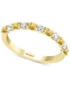 Effy White Sapphire (1/2 Ct. T.w.) & Yellow Sapphire (3/8 Ct. T.w.) Band In 14k Gold
