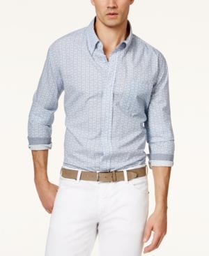 Weatherproof Long-sleeve Paisley Print Shirt