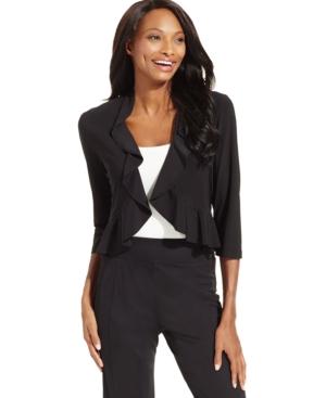 R & M Richards Ruffled Bolero Cover-up