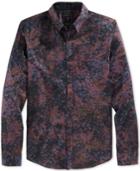 Guess Men's Long-sleeve Howell Floral-print Shirt