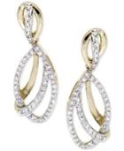 Wrapped In Love Diamond Drop Earrings (1/2 Ct. T.w.) In 14k Gold, Created For Macy's