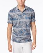 Tasso Elba Men's Floral Striped Polo