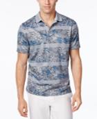 Tasso Elba Men's Floral Striped Polo