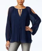 Sanctuary Sophie Cold-shoulder Peasant Top