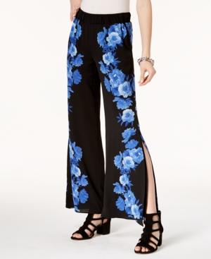 Inc International Concepts Floral-print Wide-leg Pants, Created For Macy's