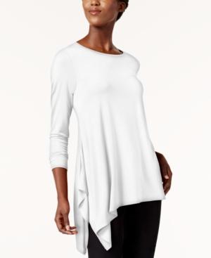 Alfani Asymmetrical-hem Top, Created For Macy's
