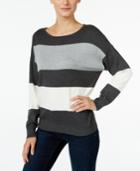 Vince Camuto Striped Colorblocked Sweater