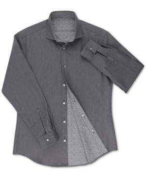 Calvin Klein Men's X Extra-slim Fit Reversible Dress Shirt