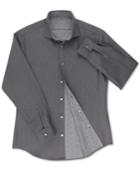 Calvin Klein Men's X Extra-slim Fit Reversible Dress Shirt