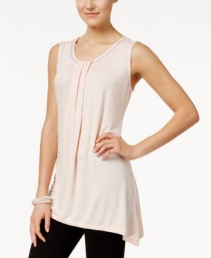 Style & Co. Sleeveless Beaded Top, Only At Macy's
