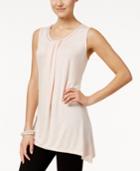 Style & Co. Sleeveless Beaded Top, Only At Macy's
