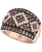 Le Vian Chocolatier Diamond Statement Ring (1-3/4 Ct. T.w.) In 14k Rose Gold