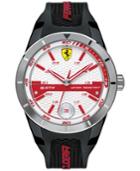 Scuderia Ferrari Men's Redrev T Black Silicone Strap Watch 44mm 830250