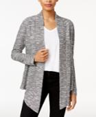Bar Iii Asymmetrical Boucle Cardigan, Only At Macy's