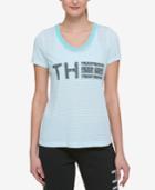 Tommy Hilfiger Sport Graphic V-neck T-shirt, A Macy's Exclusive Style